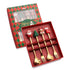4/6pcs Christmas Creative Stainless Steel Tableware Set